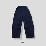 [Unisex]インシジョンワイドストリングスウェットパンツ(3color)
