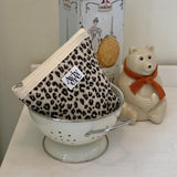 classic pouch_corduroy leopard ivory