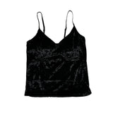 Velvet cap sleeveless