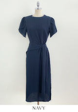 26SS★ Nadine Seersucker Tulip Wrap One Piece