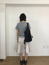 metallic frill skirt (3color)