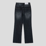 Mille stone washed bootcut denim pants