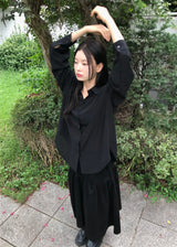 シアーリラックスドシャツ