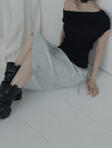 ロッシュ フラワー ジャカード ミディ スカート