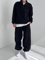 OR Snap Fleece Jogger Set-up(4C)