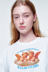 Loose fit Tshirts Twin angels