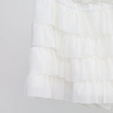 Bute frill cardigan + frill mini skirt set