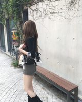 チェックシャツレイヤードTシャツ