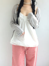 Heart Pocket Check Pants