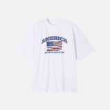LMN Rave America Printed Oversized Short Sleeve T-Shirt (3 colors)
