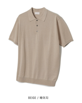 Air Cool Button Collar Short Pants Knit