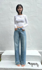PEARL DENIM PANTS code 18309