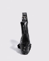 ビッグバックルポケットパンチングショルダーバッグ