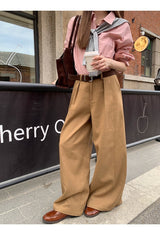 Super Pintuck Wide Cotton Pants