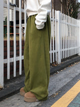 Cozy Wide 2WAY Warm Sweat Pants (3color)