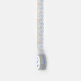 Eyelet Lace Die-cut Masking Tape / Blue Chamomile