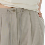 Soil stripe pants (beige)