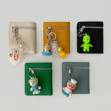 cow leather folded wallet (5color)