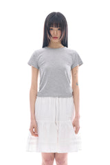 シートンカットアウトクロップTシャツ