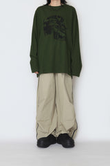 Wave Lettering Long Sleeve T-Shirt
