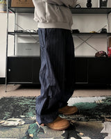 HD ツーピンタックストライプパンツ (2C)