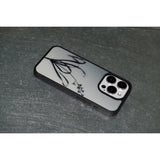 black flower epoxy case. 003