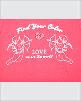 ANGEL RINGER Tシャツ (CROP FIT)