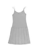 PLEATS MIDI ONE-PIECE (GREY)
