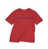 YWD ロゴTシャツ_シグネチャーレッド
