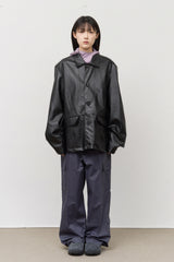 Web Leather Jacket