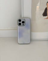 [MADE] IRIS シルバーエポキシ iPhoneケース