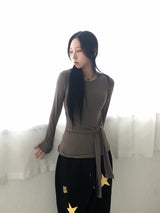 Glam Layering Tie Long Sleeve (4c)