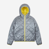  1/2 REVERSIBLE TWO COLOR LIGHT DOWN JACKET (GRAY/YELLOW)