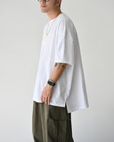 BT オーバーサイズスリットショートスリーブTシャツWH