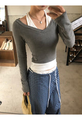 ザリアリティーダブルライン長袖Tシャツ