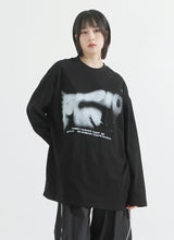 ブラー長袖Tシャツ