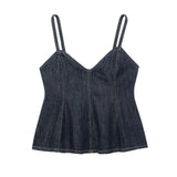 Arina Denim Flare Blouse 231330673