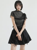 Balloon ribbon skirt