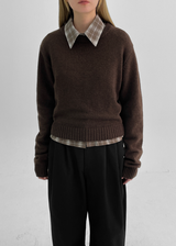 [MADE] ステニーラウンドニット WOOL 50%