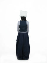 TWIN LAYERED LONG SLEEVE (NAVY)