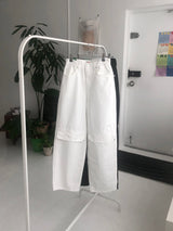 comma buckle wide pants (2 colors)