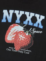 STRAWBERRY SPACE TEE (BLACK)