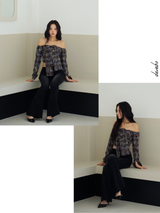black jeans bootcut denim pants