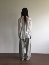 [SET]ミュート カーブドパンツ ＋ ベルト