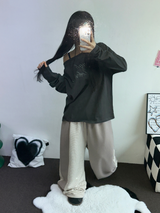 1000SOLD STRIPE COLORATION PANTS