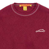 WAFFLE COZY L/S TEE_WINE