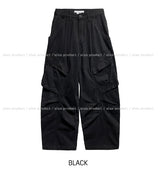 Koiz Pintuck Diagonal Balloon Cargo Pants