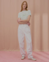 ラブリボンクロップTシャツ-MINT