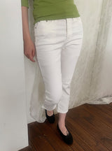 Canby Side Slit Ankle Length Capri Pants