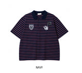 リクル96ストライプカラー半袖Tシャツ